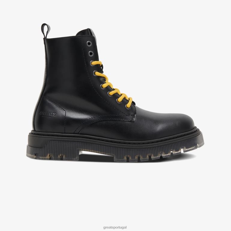 sapato Nero GREATS a bota bowery 86PL82