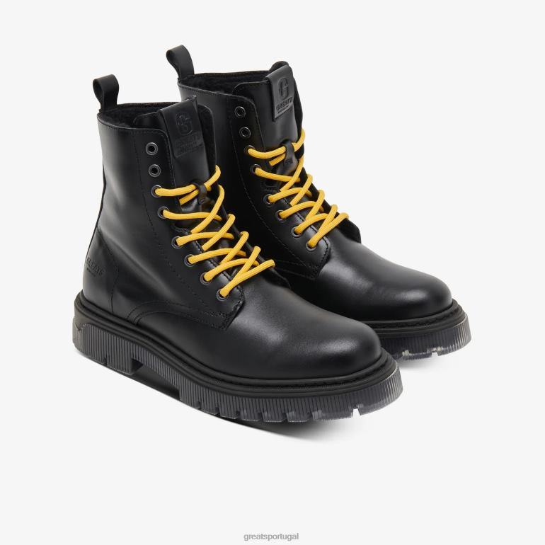 sapato Nero GREATS a bota bowery 86PL82