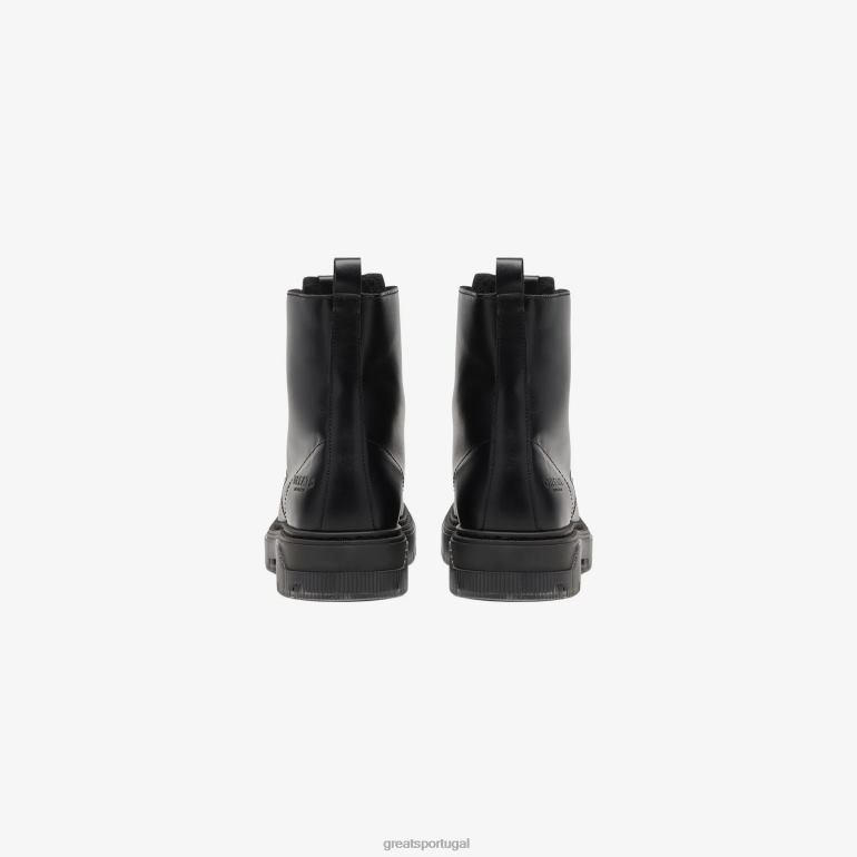 sapato Nero GREATS a bota bowery 86PL82