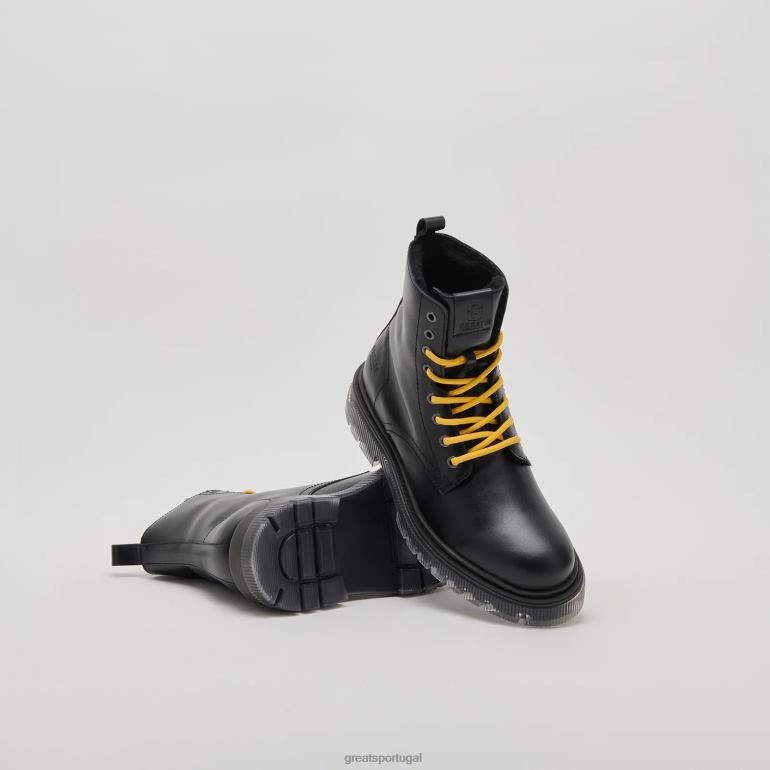 sapato Nero GREATS a bota bowery 86PL82
