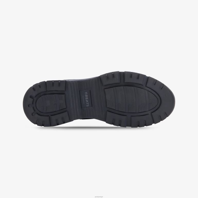 sapato Nero GREATS o caminhante do parque 86PL83
