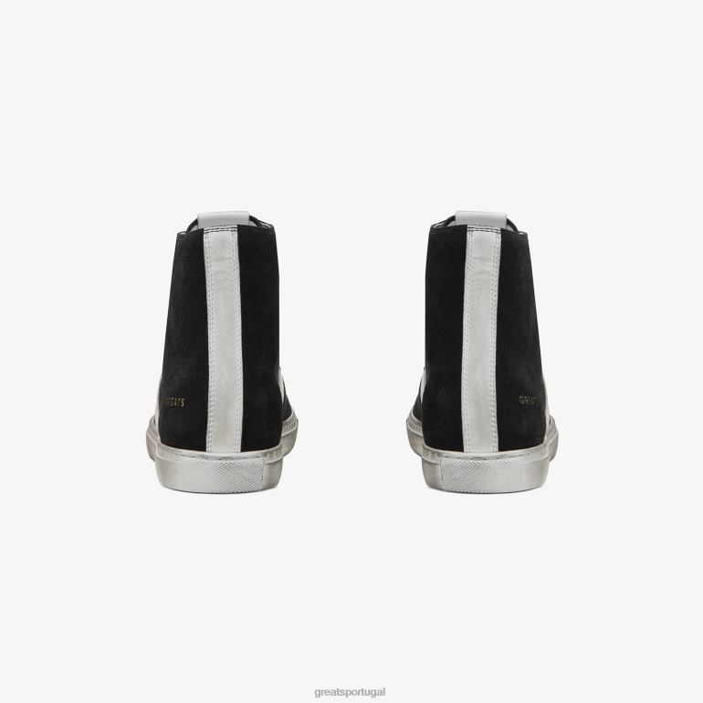 sapato Nero GREATS o reinado alto 86PL111