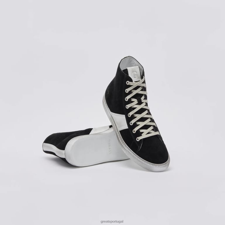 sapato Nero GREATS o reinado alto 86PL111