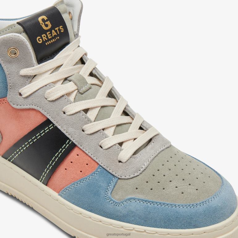 sapato azul vintage GREATS o st. James meio 86PL117