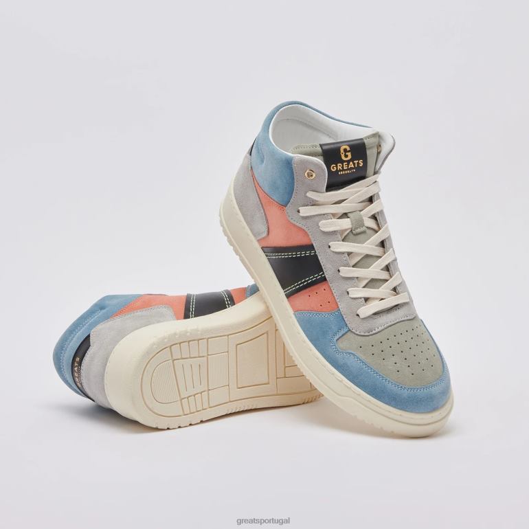 sapato azul vintage GREATS o st. James meio 86PL117