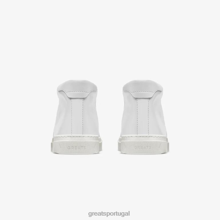 sapato branco GREATS a alta realeza 86PL119