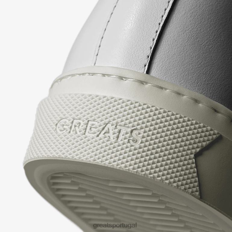sapato branco GREATS a alta realeza 86PL119