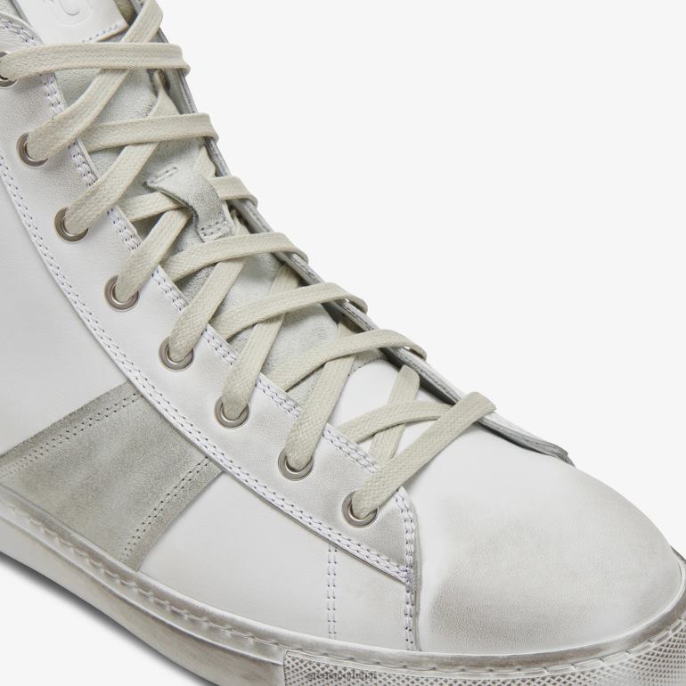 sapato branco GREATS o reinado alto 86PL109