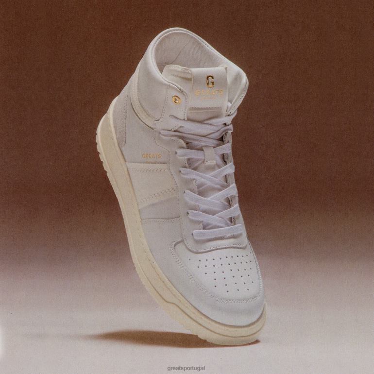 sapato branco GREATS o st. James alto 86PL112