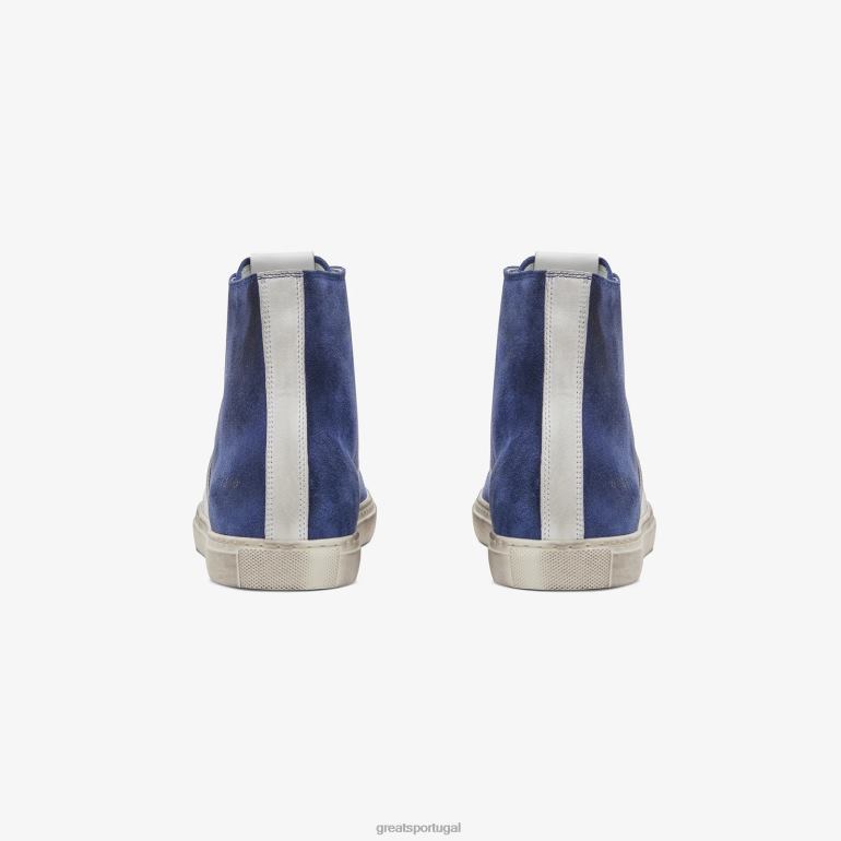 sapato marinha GREATS o reinado alto 86PL110