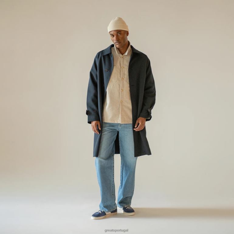 sapato marinha GREATS o reinado alto 86PL110