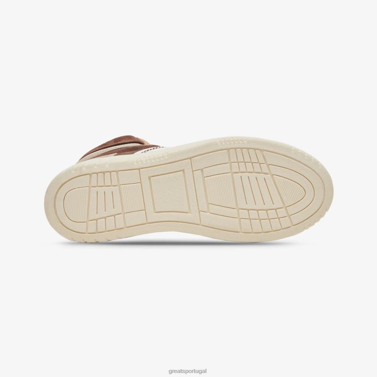 sapato marrom GREATS o st. James alto 86PL114