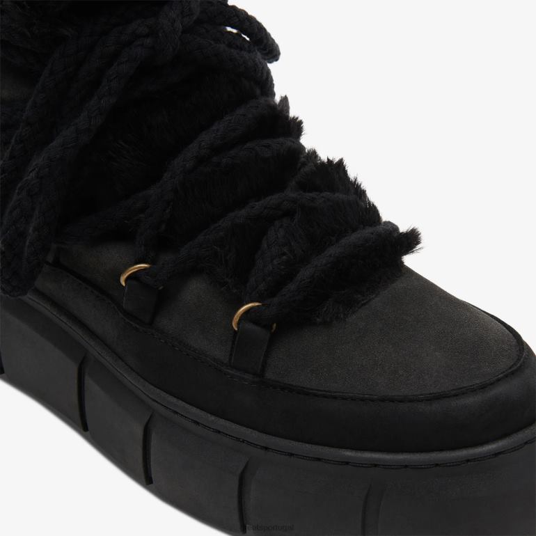 sapato preto triplo GREATS a bota madison 86PL159