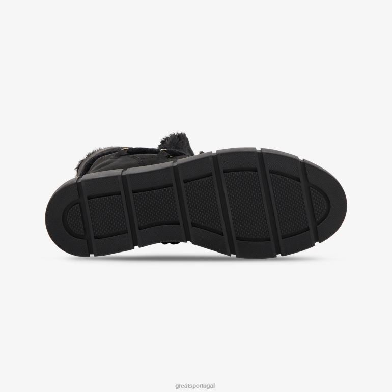 sapato preto triplo GREATS a bota madison 86PL159